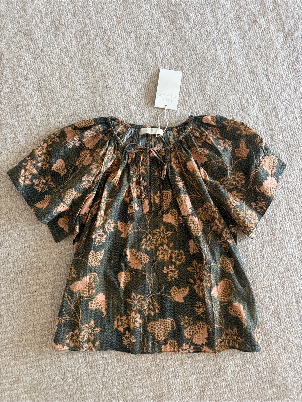 Ulla Johnson Floral Peasant Top